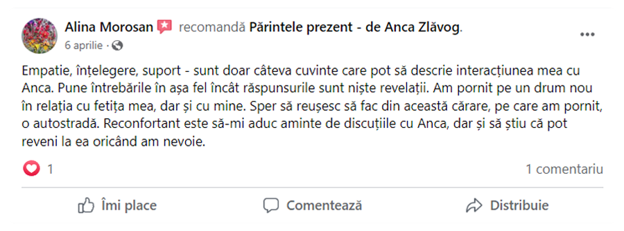 Testimonial Facebook