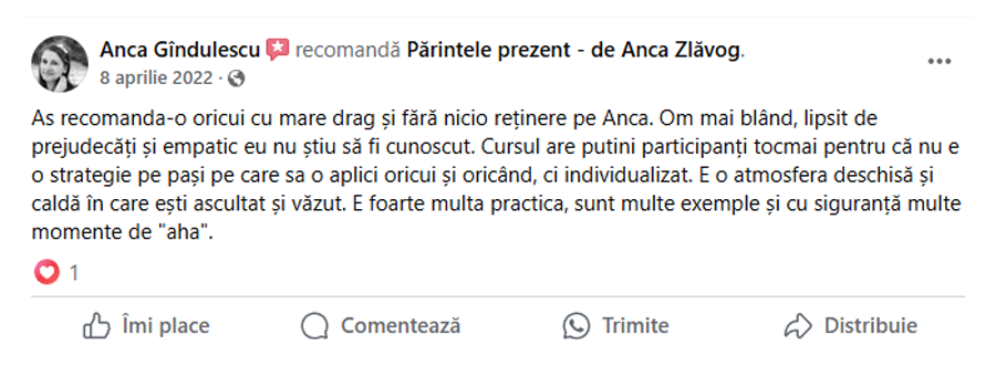 Testimonial Facebook