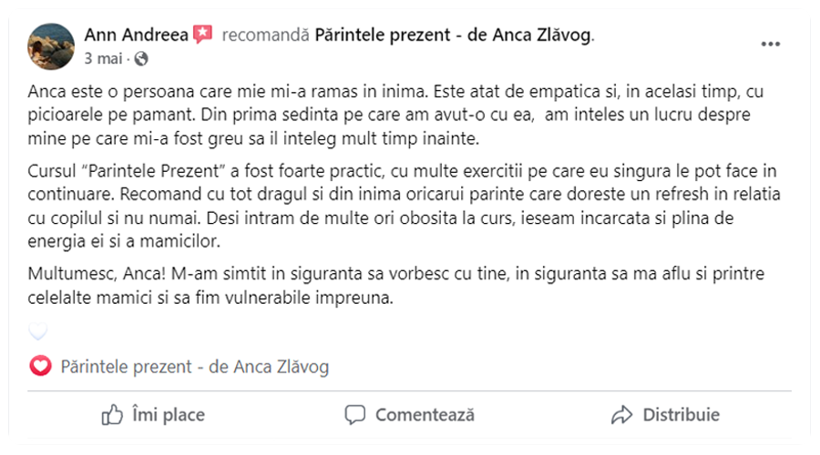 Testimonial Facebook