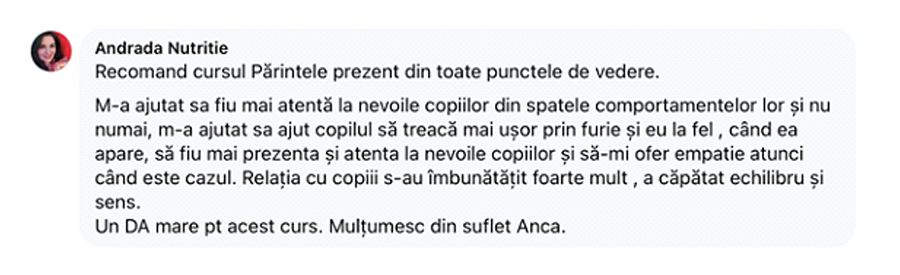 Testimonial Facebook