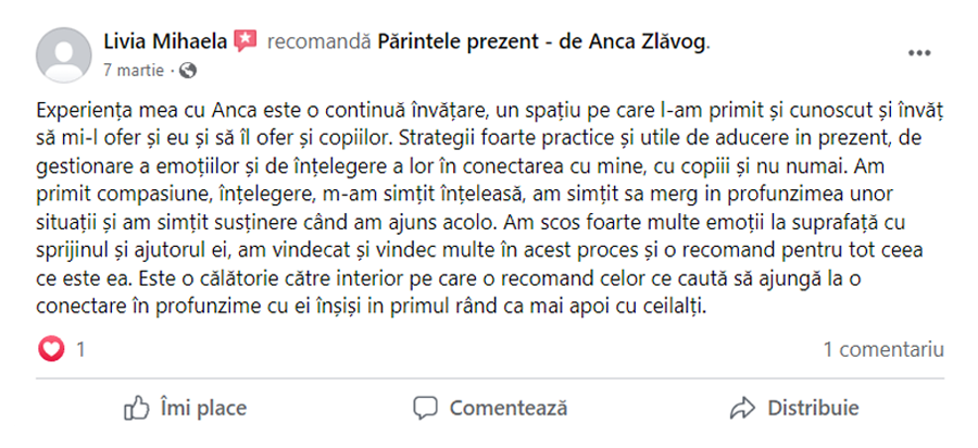 Testimonial Facebook